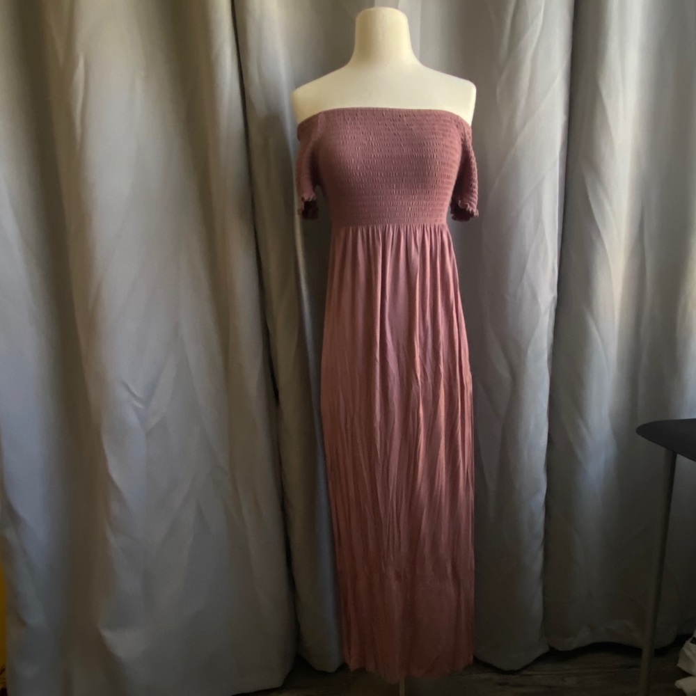 Off Shoulder Maxi Dress